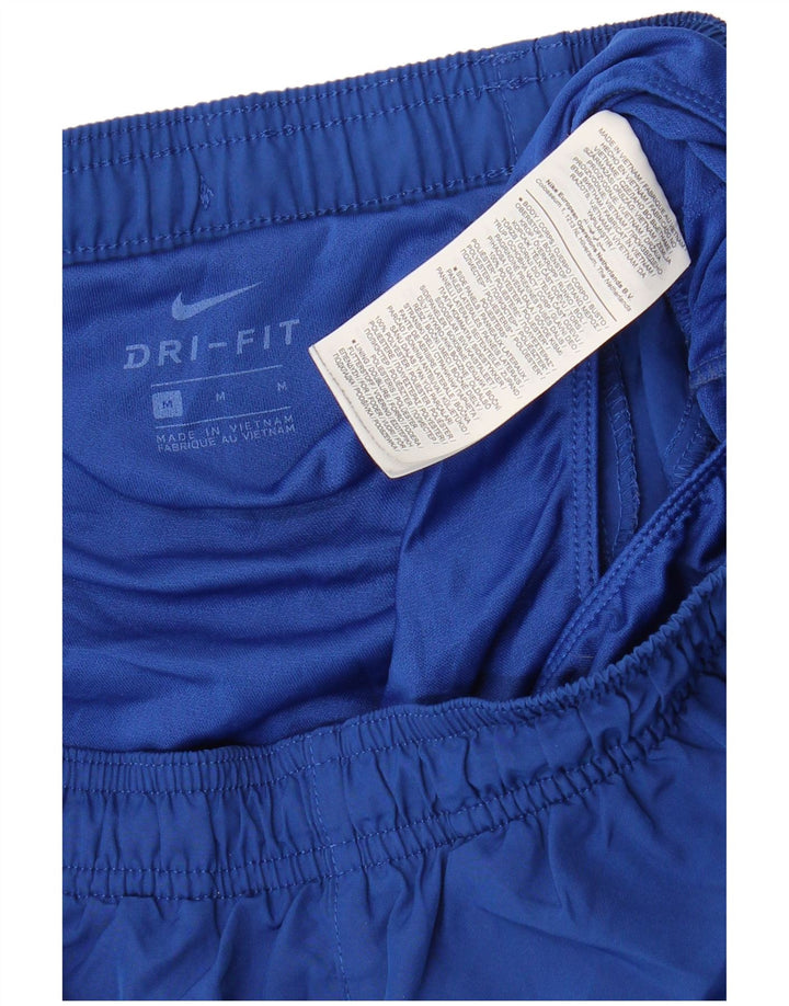 NIKE Herre Dri Fit grafiske sportsshorts mellemblå polyester