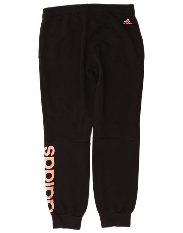 Adidas Graphic Tracksuit Bukser til kvinder Joggers UK 12/14 Medium Black