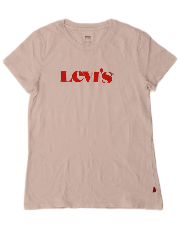 Levi's Grafisk T-shirt top til kvinder DK 6 XS Hvid