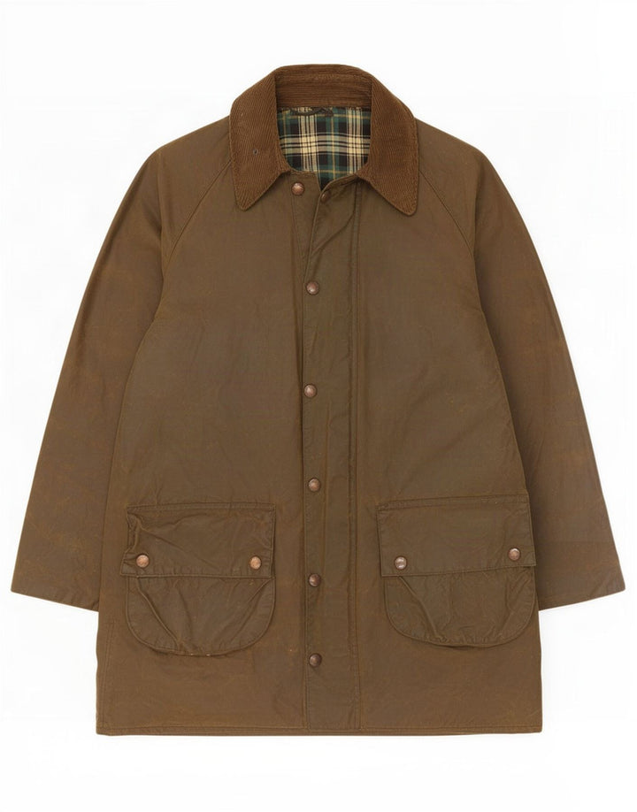 Barbour Herre Gamefair vokset bomuldsjakke str. 38 Small Khaki