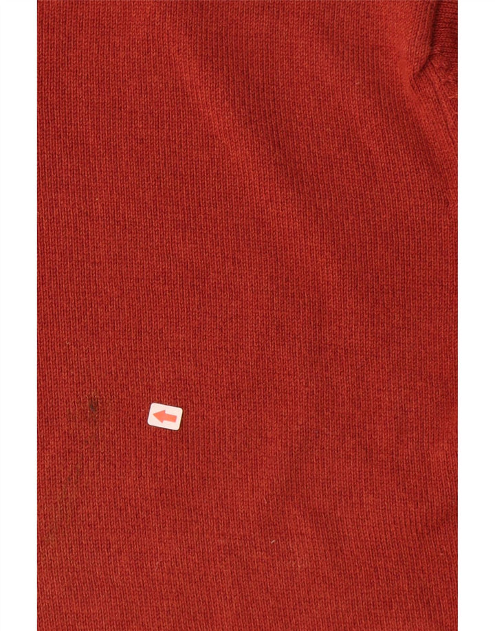 Marks & Spencer Herre Regular Fit Jumper Sweater med rund hals Stor rød bomuld