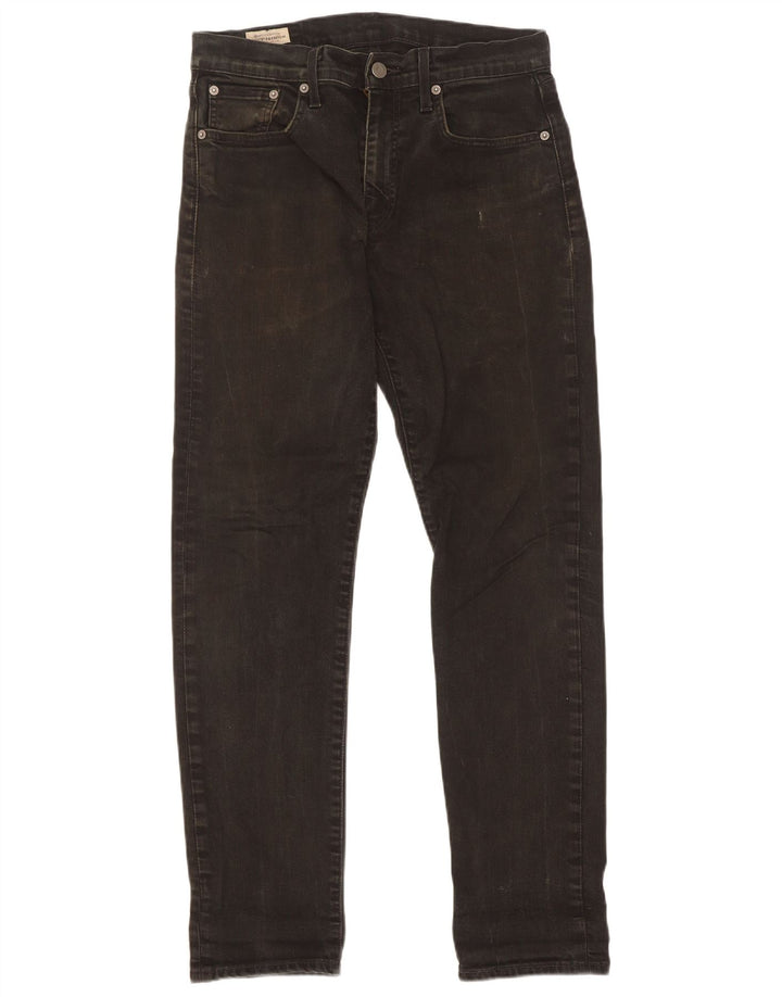 Levi's Herre 502 Straight Jeans W30 L32 Sort Bomuld