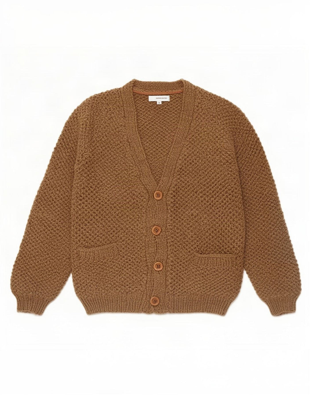 Vintage herre cardigan sweater lille brun