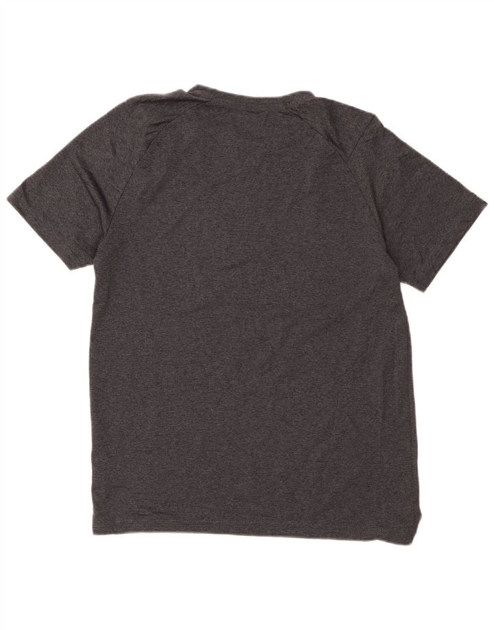 RUSSELL ATHLETIC Herre Dri-Power T-Shirt Top Lille grå Flecked Polyester