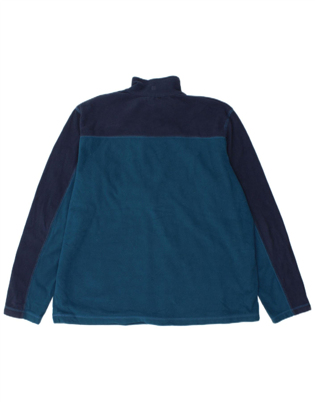 MOUNTAIN WAREHOUSE Fleecetrøje med lynlås til mænd Large Blue Colourblock