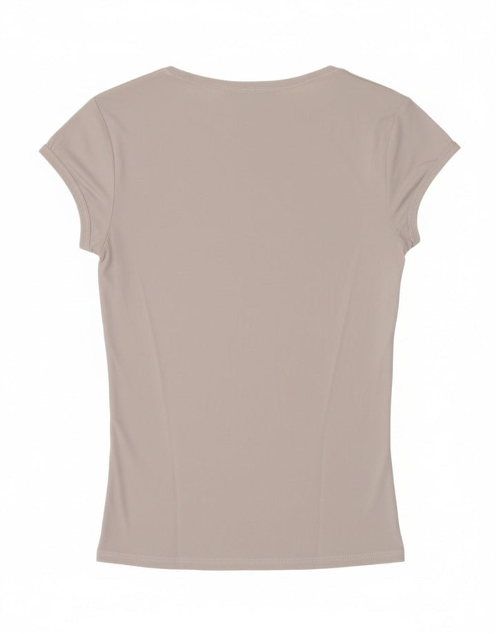ZARA Womens T-Shirt Top UK 12 Medium White Vintage Zara and Second-Hand Zara from Messina Hembry 