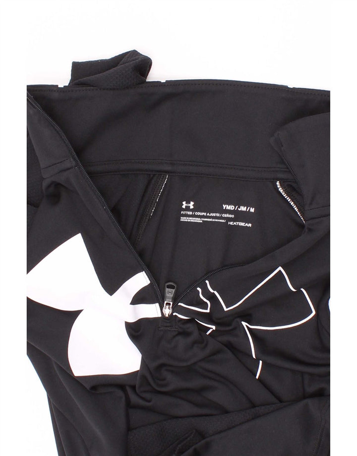 Under Armour piger udstyret grafisk top langærmet 9-10 år medium sort