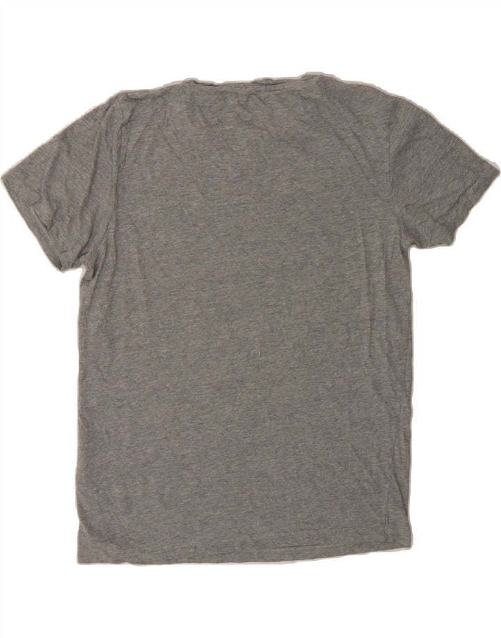 JACK & JONES Mens Regular Fit T-Shirt Top Medium Grey Cotton Vintage Jack & Jones and Second-Hand Jack & Jones from Messina Hembry 