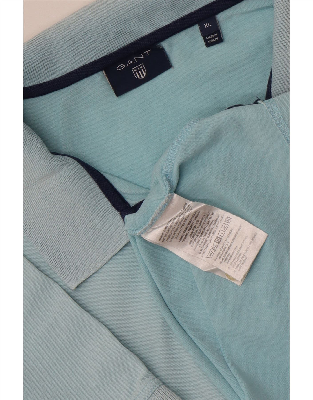 Gant Polo Shirt til mænd XL Blå Bomuld