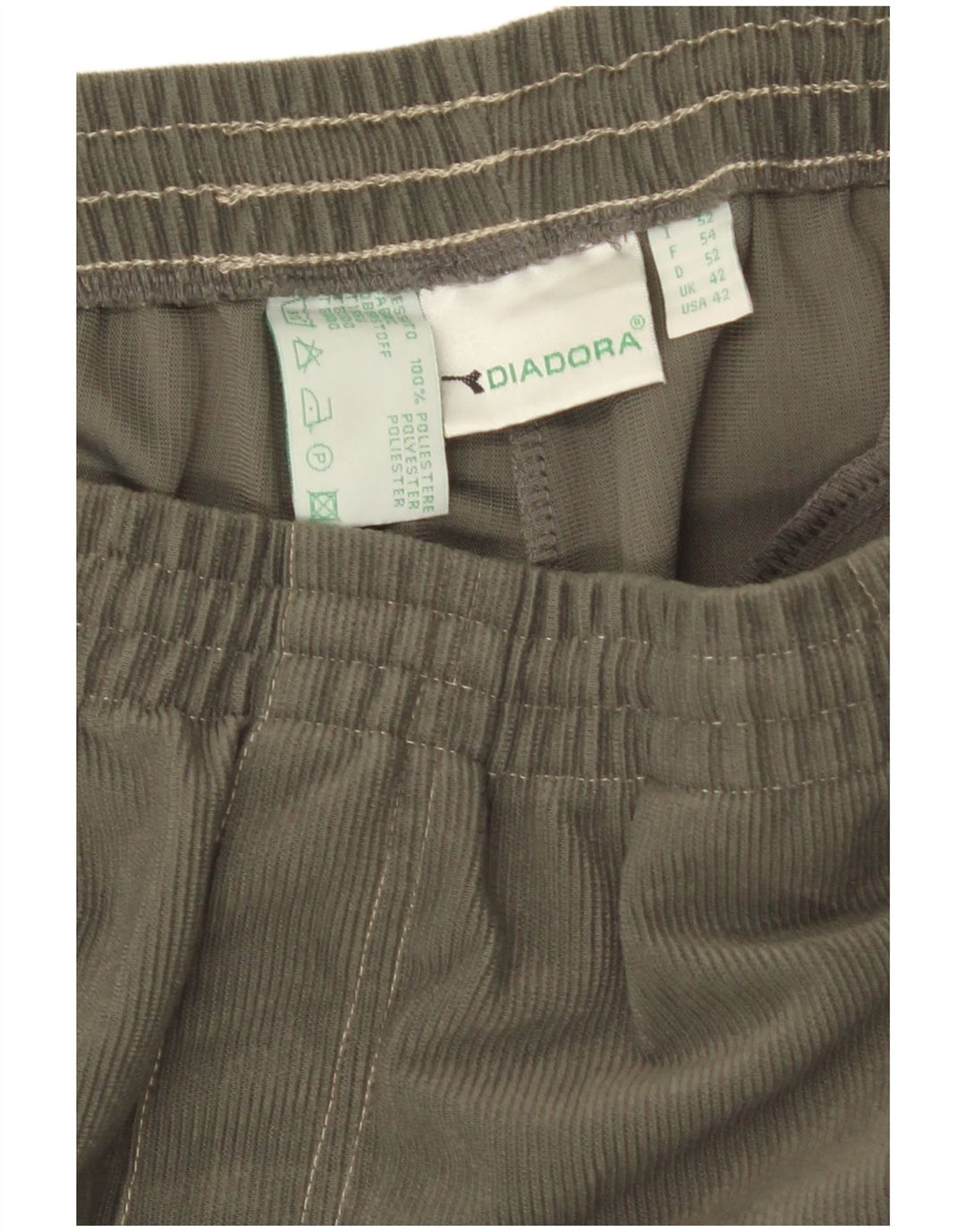 Diadora Herre Cargo Træningsdragt Bukser UK 42 Stor Khaki Polyester