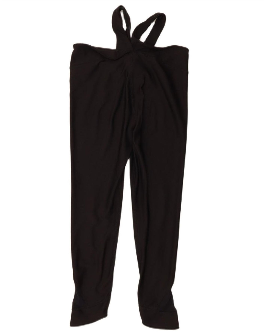UNDER ARMOUR Womens Heat Gear Crop Leggings UK  14 Medium  Black Polyester