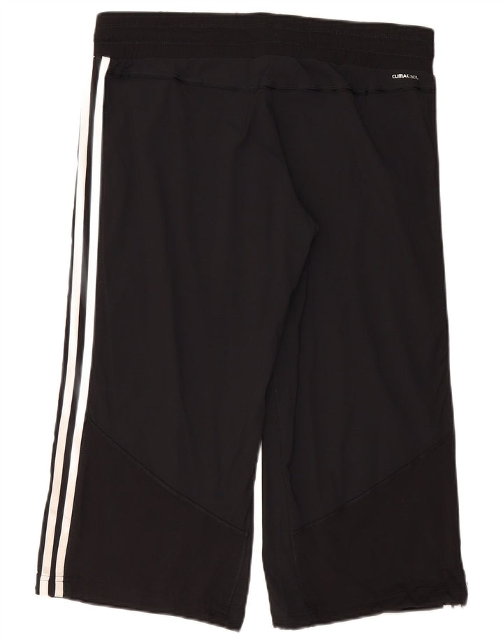 ADIDAS Dame Climacool Capri træningsdragt Bukser UK 12 Medium Sort