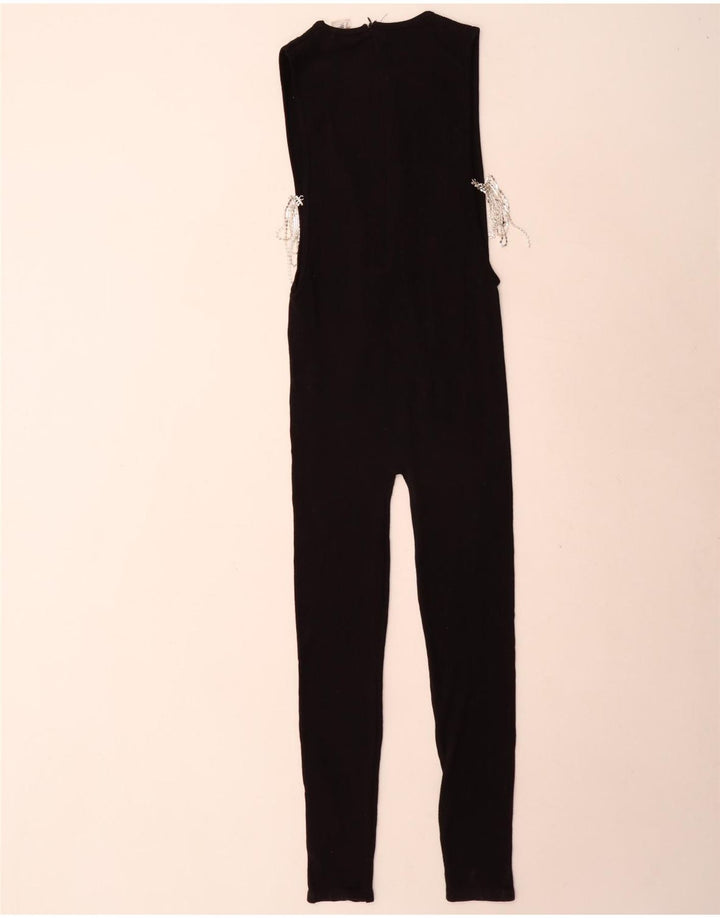 Zara Jumpsuit uden ærmer til kvinder UK 6 XS sort polyamid