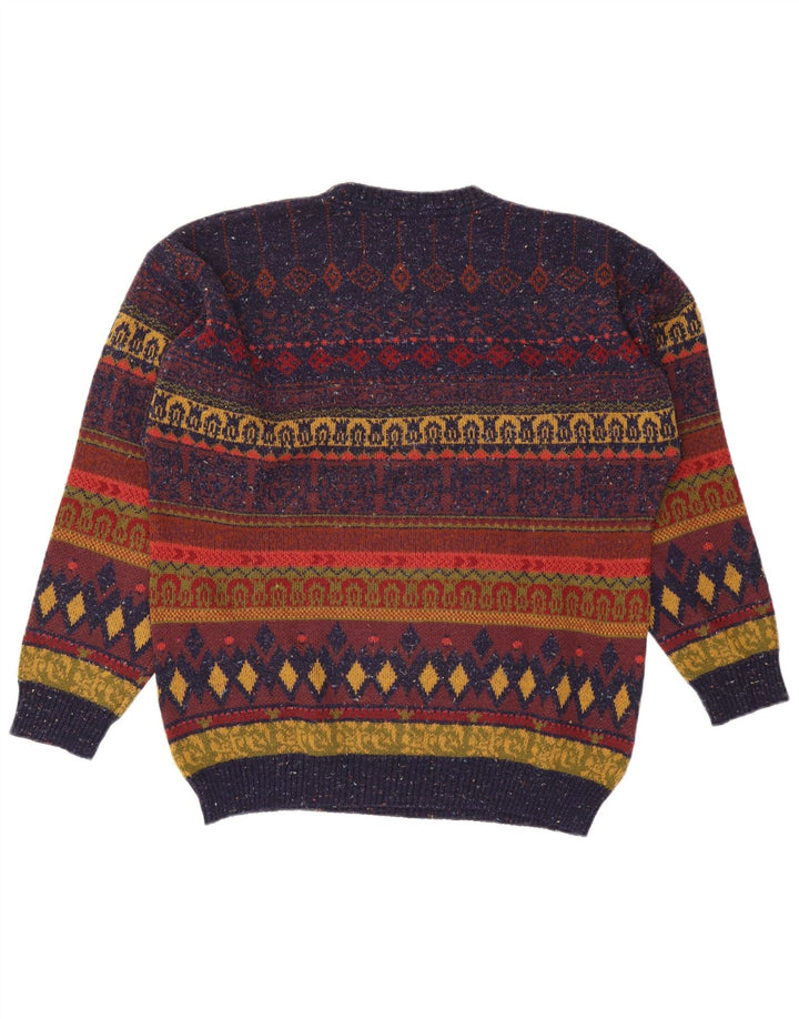 Pitti Herre trøje med rund hals IT 54 XL Flerfarvet Fair Isle