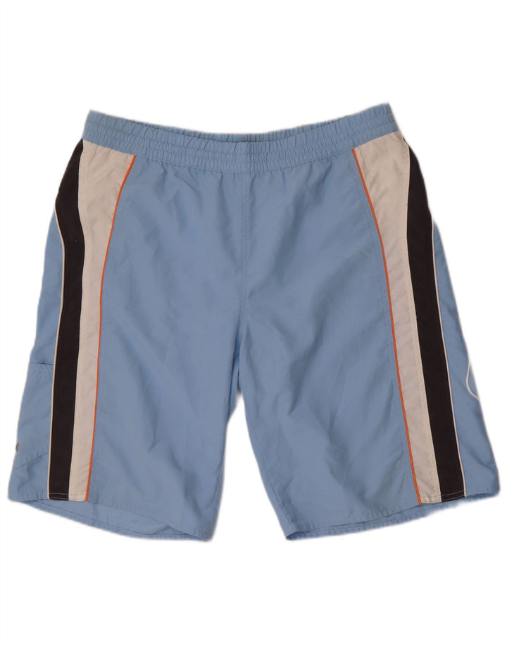 Arena Grafiske badeshorts til mænd store blå farveblok polyester