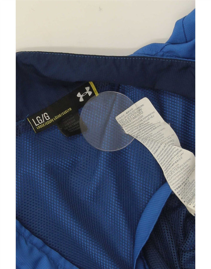 Under Armour Herre træningsdragt Topjakke Stor Blå Colourblock Polyester