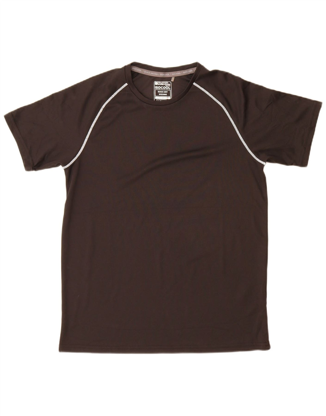 Mountain Warehouse Herre IsoCool T-Shirt Top Medium Sort Polyester