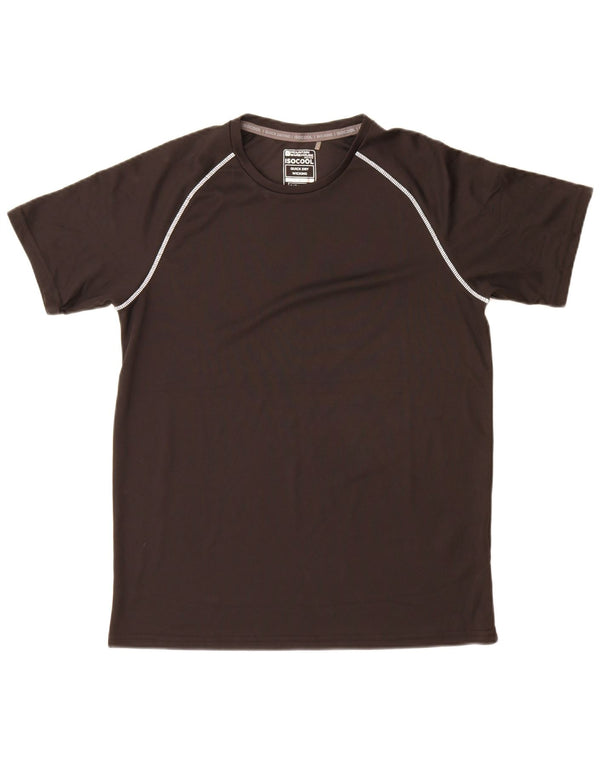 Mountain Warehouse Herre IsoCool T-Shirt Top Medium Sort Polyester
