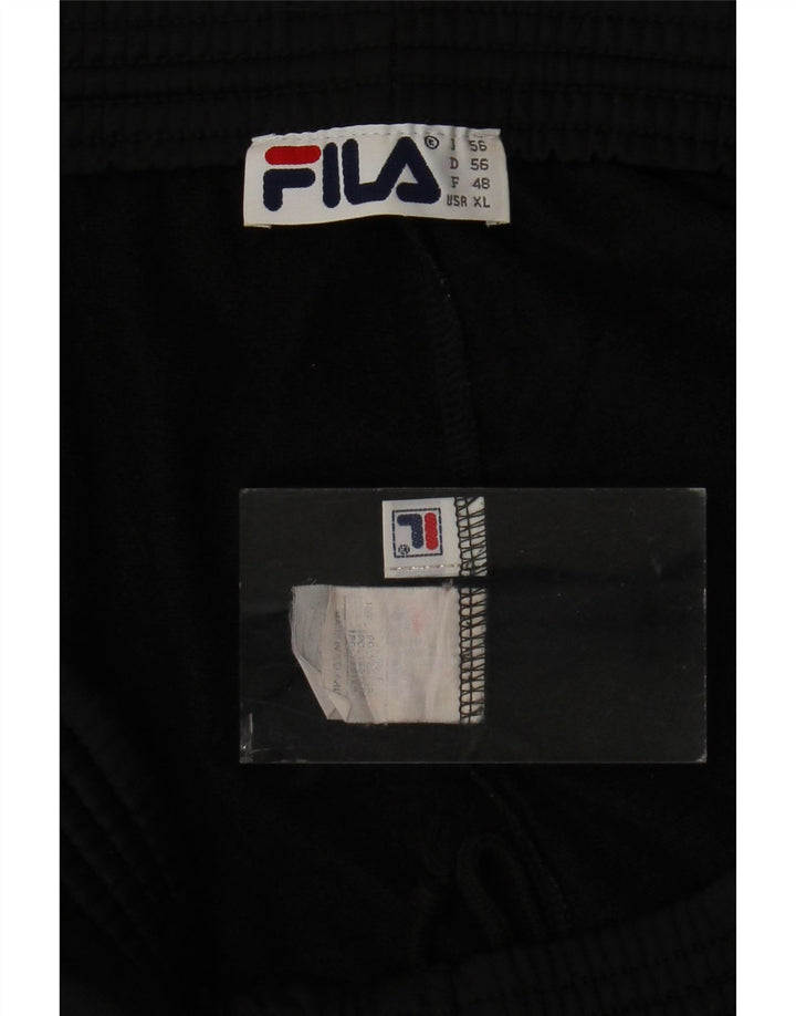 Fila Træningsdragt bukser til mænd XL sort polyester