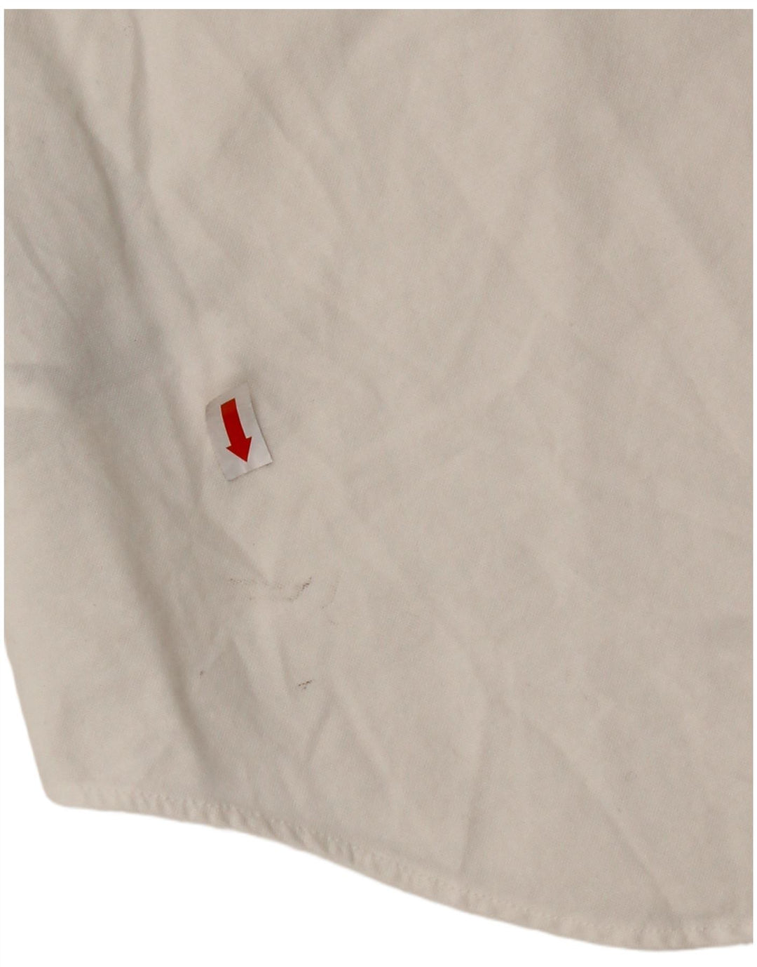 RALPH LAUREN Kortærmet skjorte til kvinder UK 16 Stor hvid bomuld