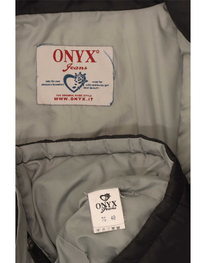 Onyx Polstret Damejakke IT 40 Lille Sort Polyamid