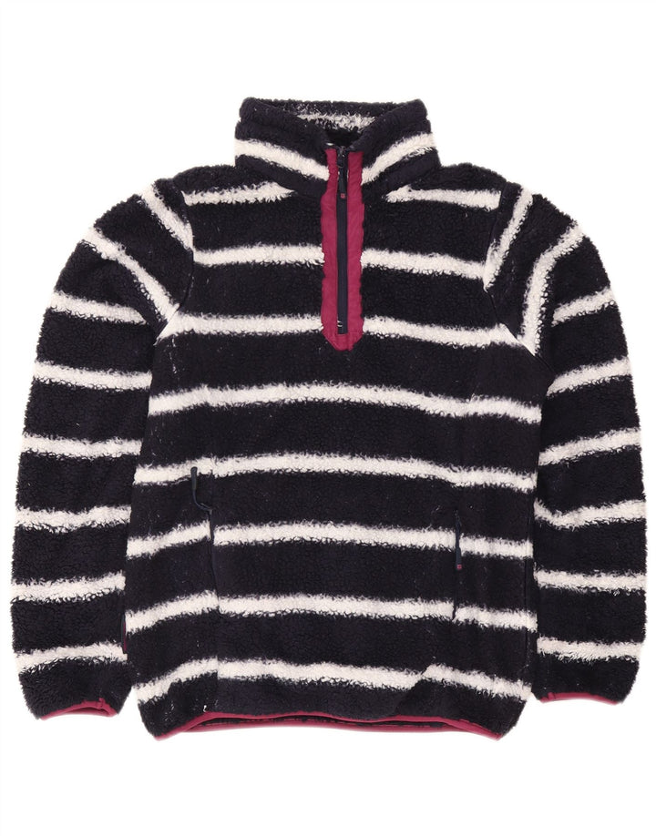 Mountain Warehouse Dame Oversized Fleece Jumper UK 8 Small Navy Blue