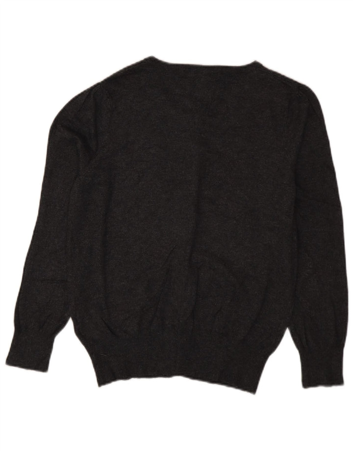 Marks & Spencer Dame Cardigan Sweater UK 12 Medium Grey Viscose