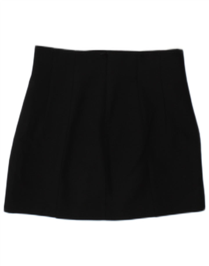 Zara Mini-nederdel til kvinder Small W26 Sort