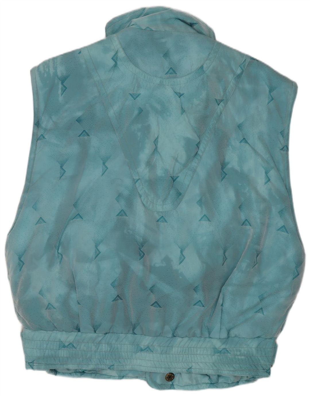 Emmegi Mens Utility Gilet UK 38 Medium Blue Geometrisk Polyamid