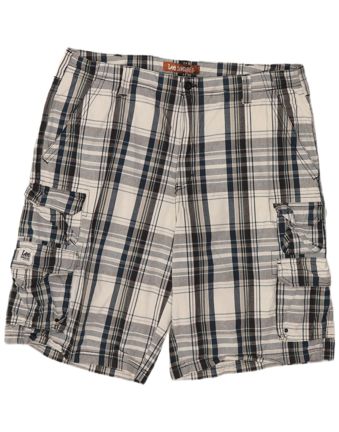 Lee Herre Cargo Shorts W40 XL Flerfarvet Chevron Bomuld