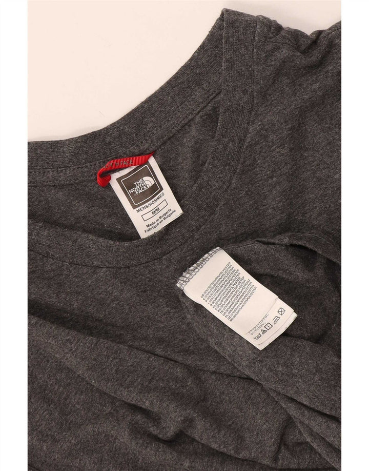 The North Face Herre T-Shirt Top Medium Grey Flecked Bomuld