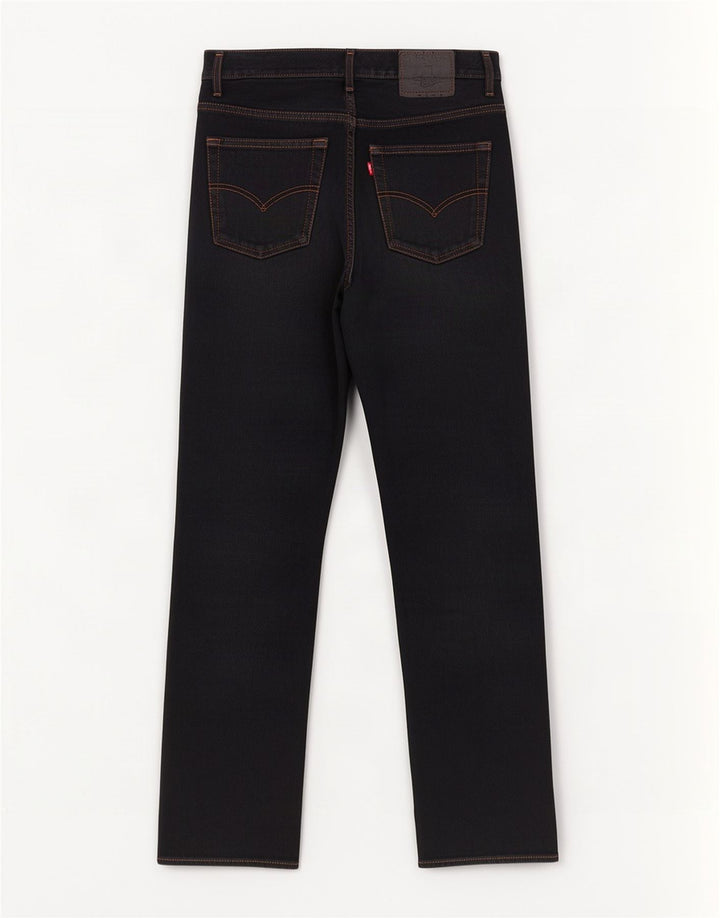 Levi's Straight Jeans til mænd W28 L30 Sort