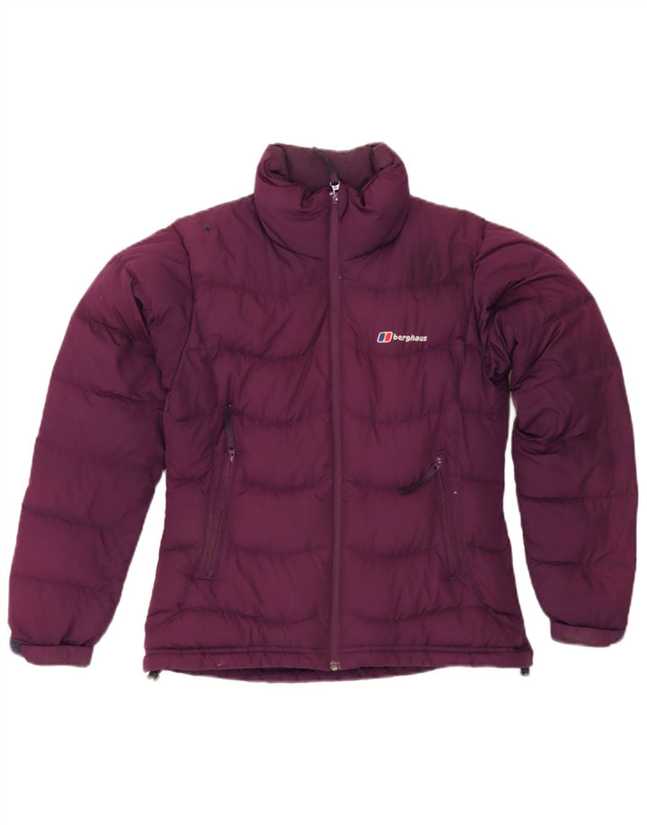Berghaus polstret jakke til kvinder UK 8 Lille lilla polyester