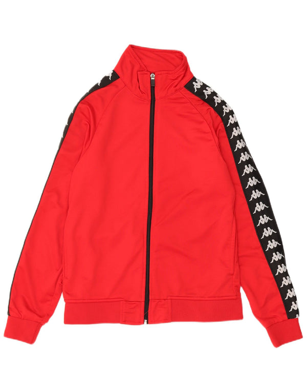Kappa Womens Graphic Full Tracksuit UK 10 Small Red Colourblock Polyester