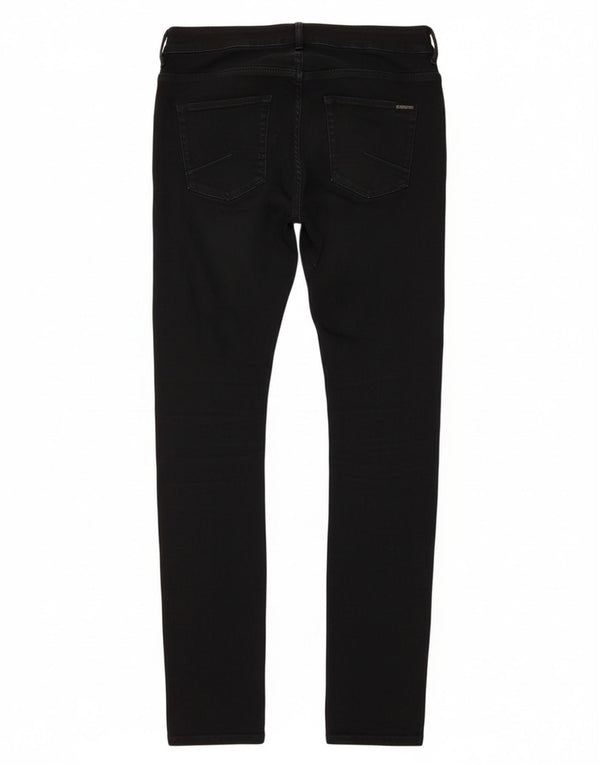 Guess Womens Letitia Skinny Jeans W28 L27 Black Cotton