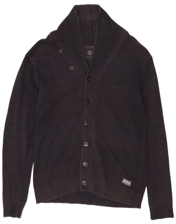 JACK & JONES Herre Premium Cardigan Sweater XL Navy Blue