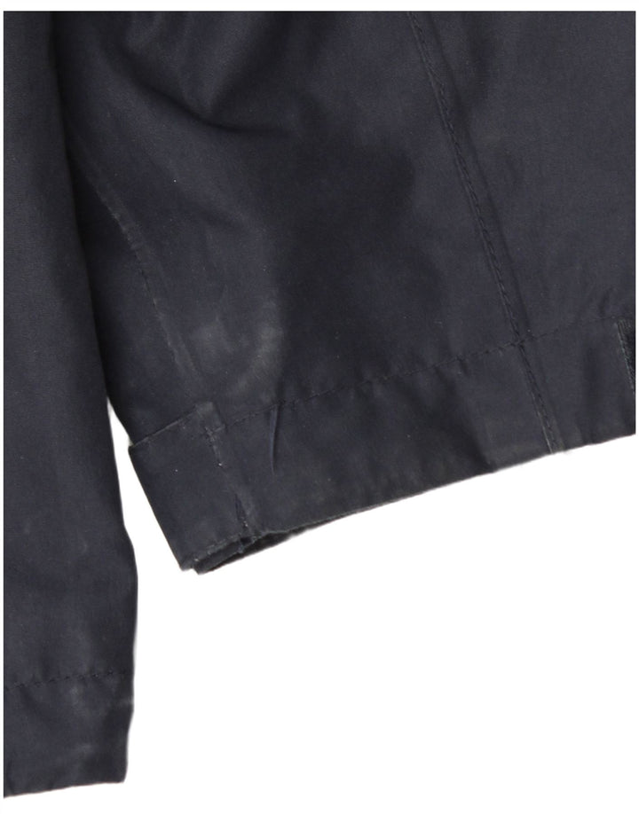 Helly Hansen Regnjakke med hætte til mænd UK 38 Medium Navy Blue