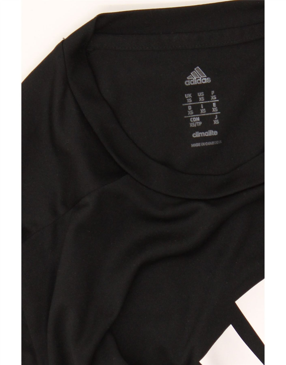 Adidas Herre Climalite Grafisk T-Shirt Top XS Sort