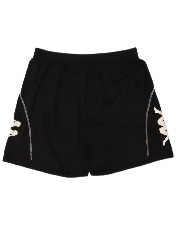 Kappa Herre grafiske sportsshorts XL sort polyester