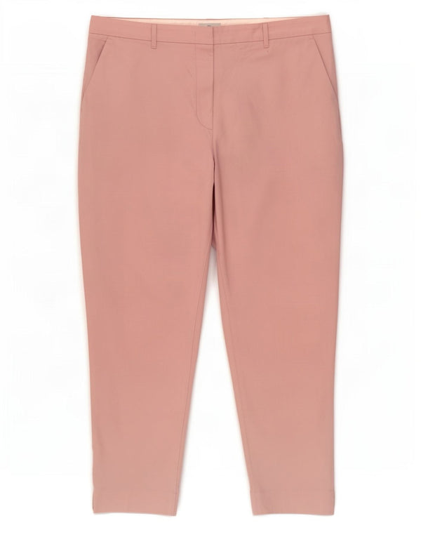 Marks & Spencer koniske Chinobukser til kvinder UK 18 XL W38 L27 Pink Bomuld