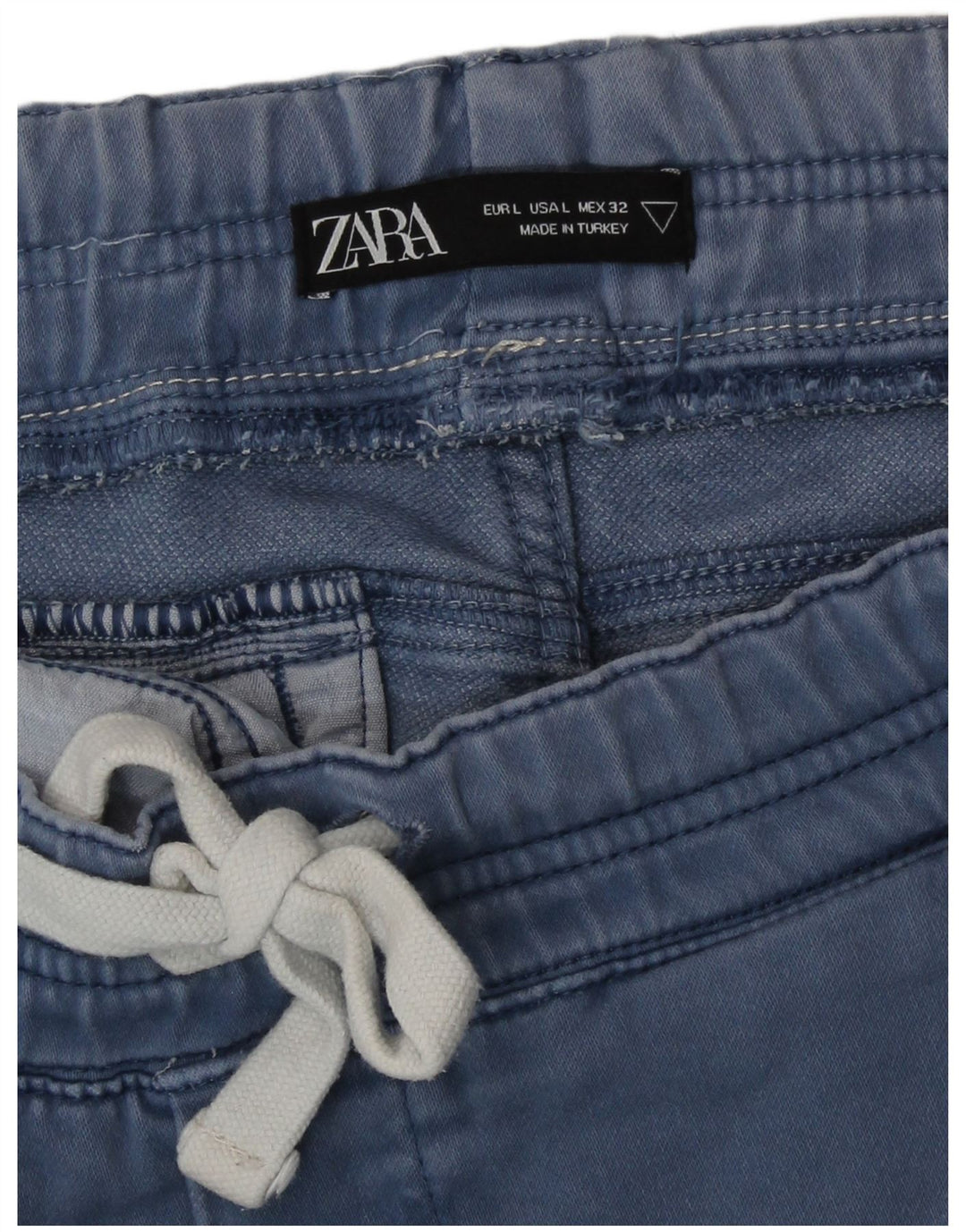Zara Herre Joggers Chino Bukser Large W32 L28 Blå