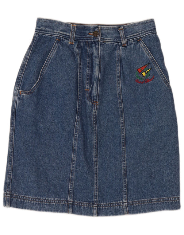 Conte of Florence Dame Denim Nederdel IT 44 Medium W26 Blå Bomuld
