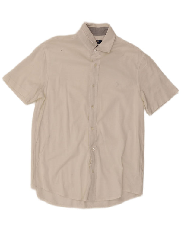 Polo Ralph Lauren Herre kortærmet Slim Fit skjorte Medium hvid bomuld