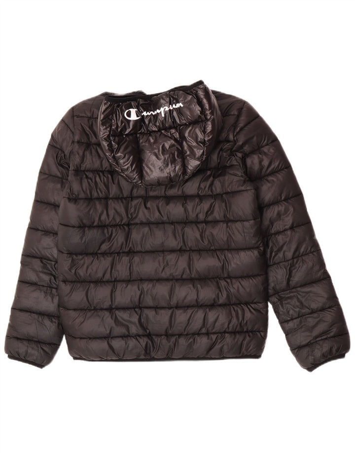 Champion drenge hættepolstret jakke 11-12 år sort polyester