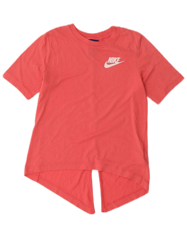 Nike Girls T-Shirt Top 10-11 år Medium Pink Polyester
