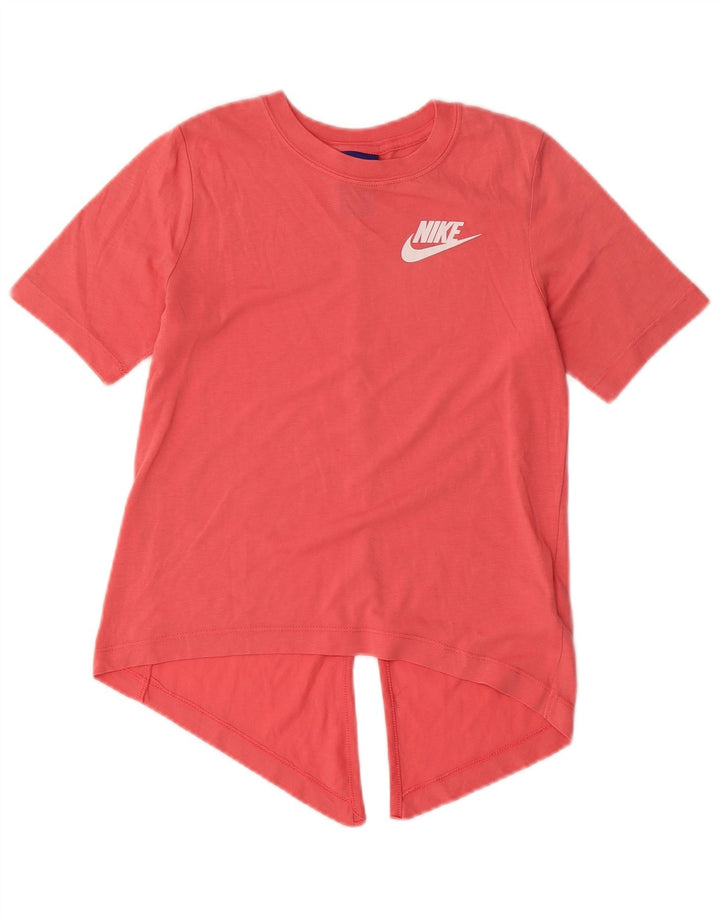 Nike Girls T-Shirt Top 10-11 år Medium Pink Polyester