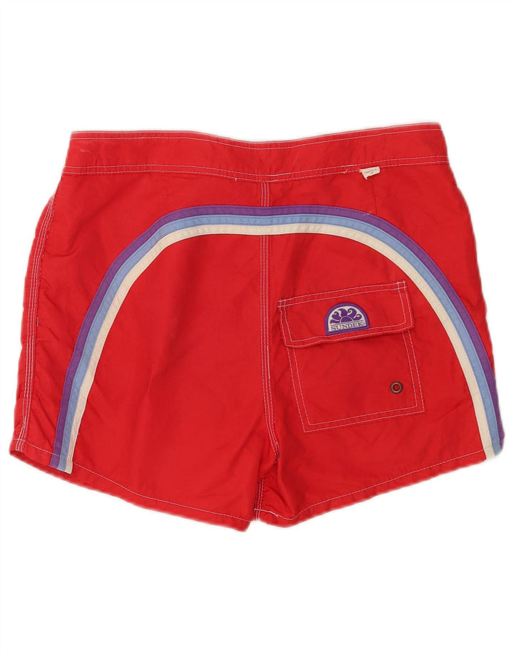 Sundek Herre badeshorts Medium Rød Nylon