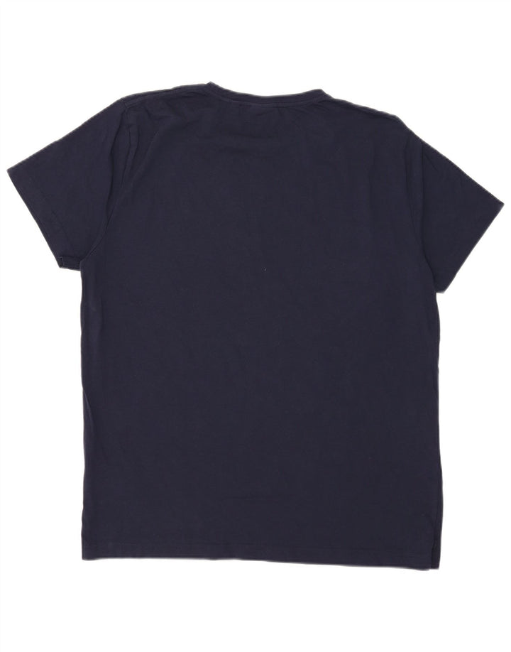 Gant herre T-shirt top XL marineblå bomuld