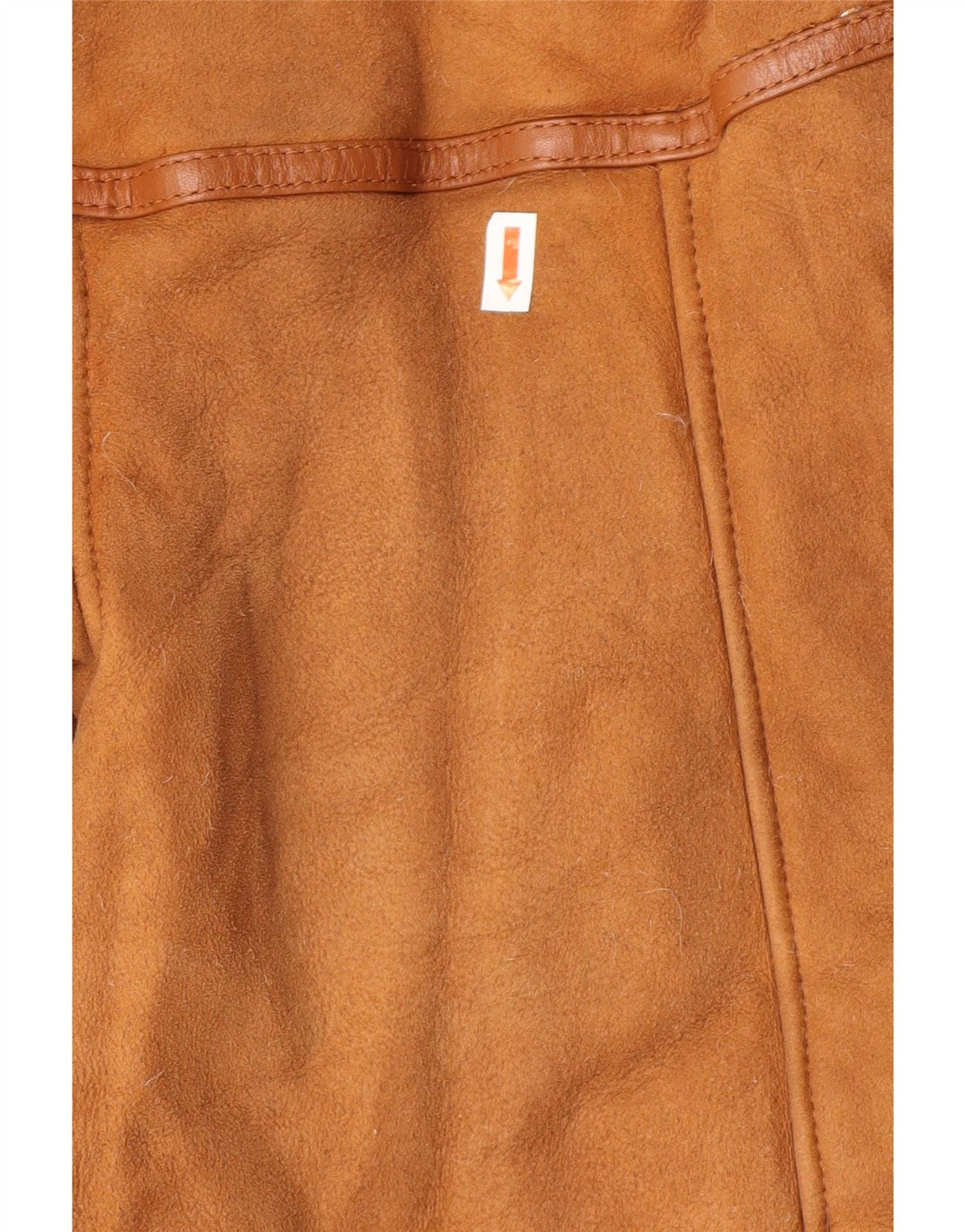 Vintage Dame Shearling Jacket IT 42 Medium Beige Shearling