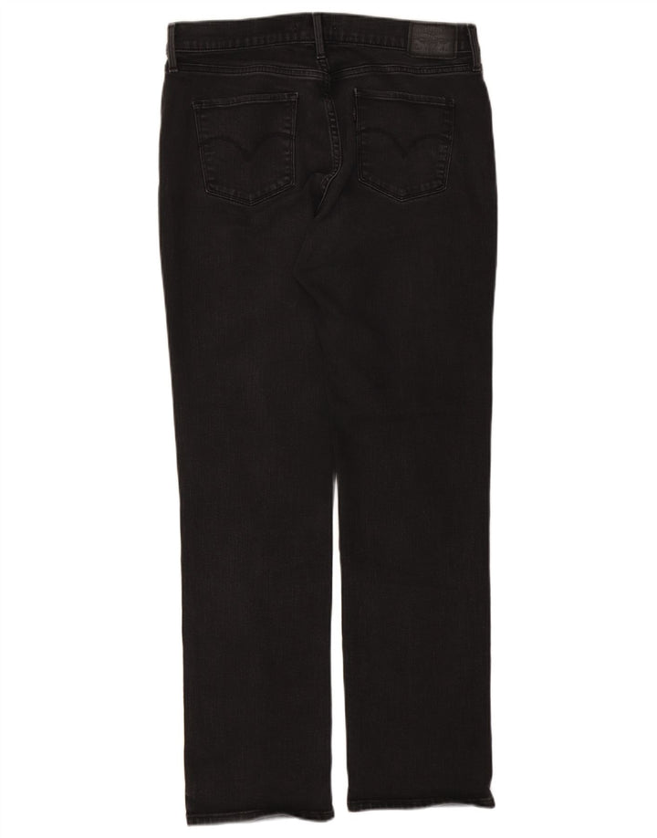 Levi's lige jeans til kvinder W31 L32 sort bomuld